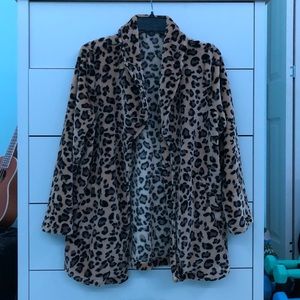 Faux fur coat